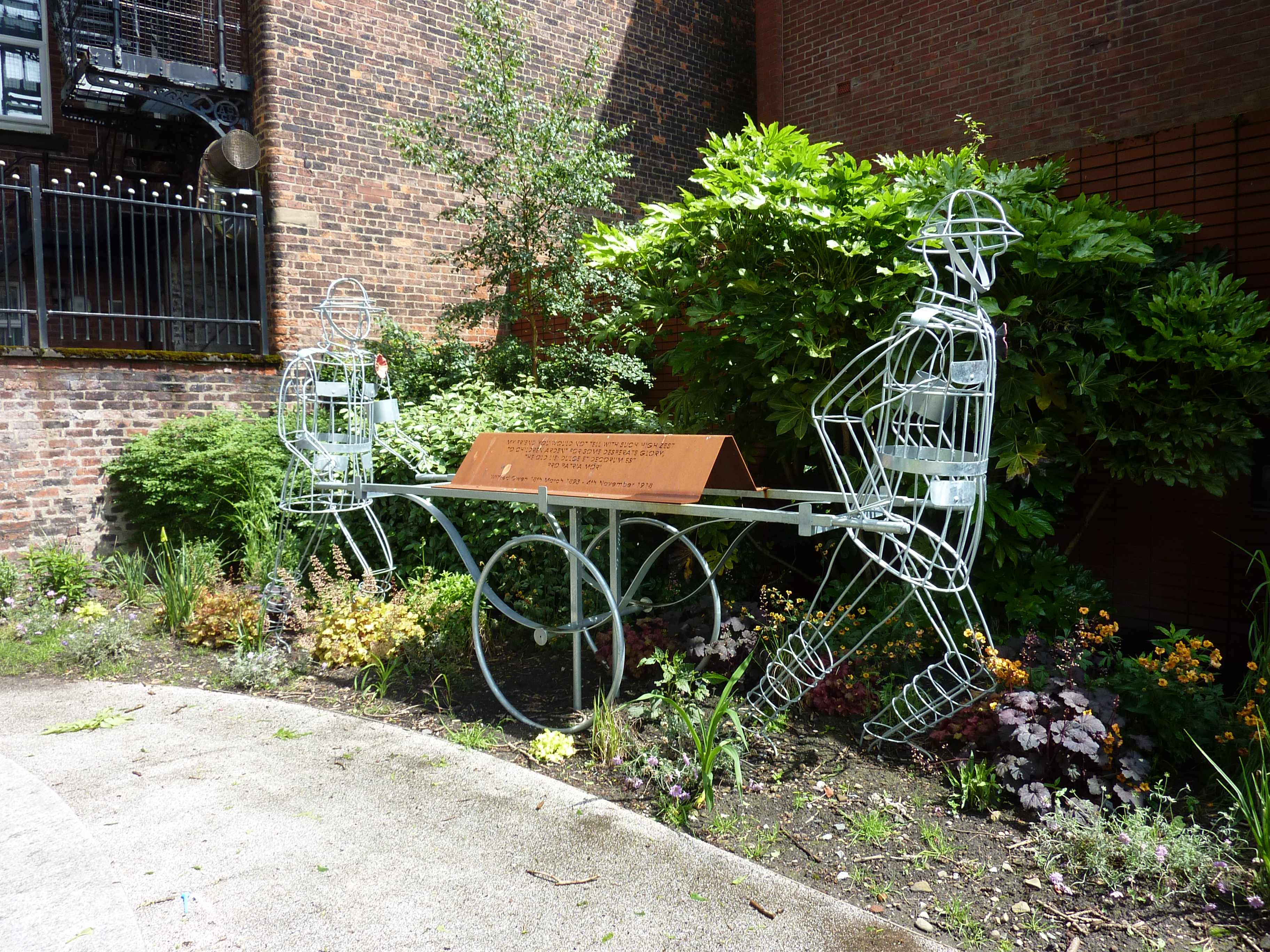 Gallipoli Garden sculpture